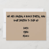 Blouberg Beach Table Mountains gestapelte Felsen Einladung (Rückseite)