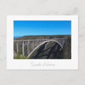 Bloukrans Bridge Tsitsikamma Südafrika Postkarte (Vorderseite)