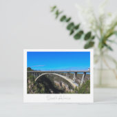 Bloukrans-Brücke Tsitsikamma Südafrika Postkarte (Stehend Vorderseite)