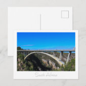 Bloukrans-Brücke Tsitsikamma Südafrika Postkarte (Vorne/Hinten)