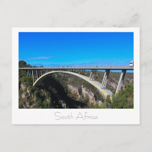 Bloukrans-Brücke Tsitsikamma Südafrika Postkarte