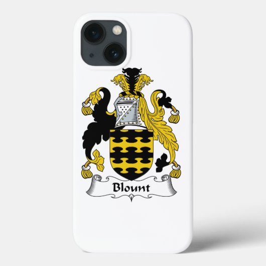 Blount Family Crest Case-Mate iPhone Hülle (Rückseite)