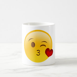 Blow a kiss emoji Tasse