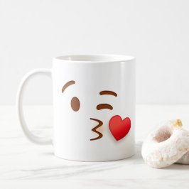 Blow Kiss Emoji Kaffeetasse