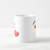 Blow Kiss Emoji Kaffeetasse (Mittel)