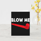 Blow Me Funny Couples Tee Valentine's Day Couple M Karte (Gelbe Blume)