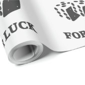 BLOW ME FÜR LUCK GESCHENKPAPIER (Rolleneckpunkt)