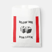 BLOW ME FÜR LUCK GESCHENKTÜTCHEN (Vorderseite)