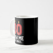 Blow Me I Turned 80 Years Old Funny 80th Birthday Kaffeetasse (Vorderseite Links)
