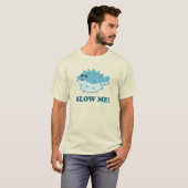 Blow Me lustiger Kawaii Puffer Fisch T-Shirt (Vorne ganz)