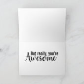 Blow mich weg karte (Innenseite)