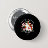 Blow Molds Make Holidays Glow Since 1957 Christmas Button (Vorne & Hinten)