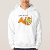 Blow My Horn Mens Hoodie (Vorderseite)