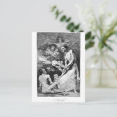 Blow von Francisco Goya Postkarte (Stehend Vorderseite)