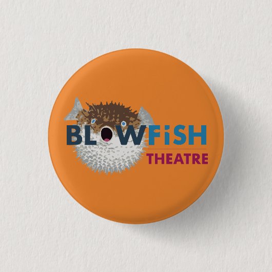Blowfish-Abzeichen Button (Vorderseite)