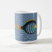 Blowfish essen kleine Tasse (VorderseiteRechts)
