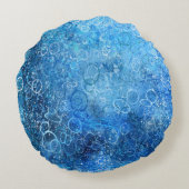 Blowfish Rundes Kissen (Rückseite)