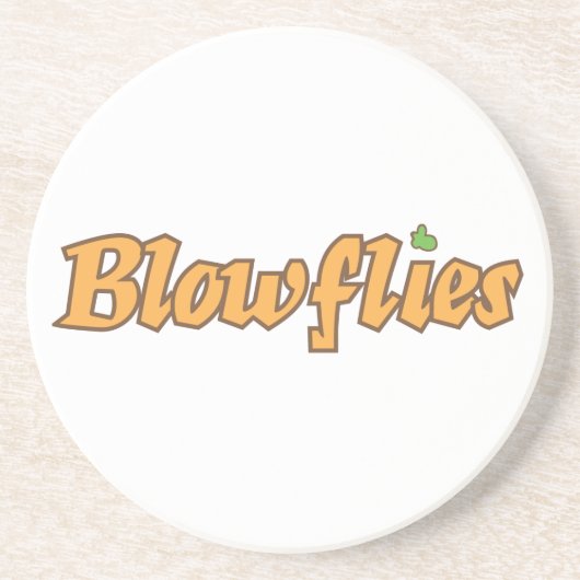 Blowflies-Untersetzer Sandstein Untersetzer (Vorne)
