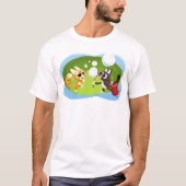 BLOWING BUBBLES CATS VON Jeff Willis T-Shirt (Vorderseite)