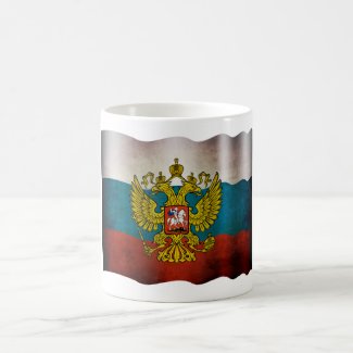 Wehende Flagge von Russland