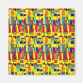 "Blowing in the Wind" Abstract Dishwasher Magnet (Vorne)