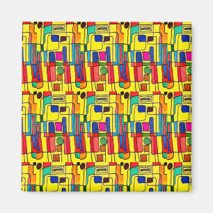 "Blowing in the Wind" Abstract Dishwasher Magnet