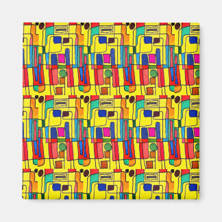 "Blowing in the Wind" Abstract Dishwasher Magnet