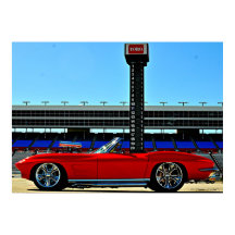 Blown C2 Corvette Poster