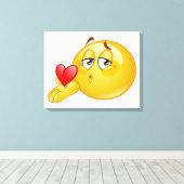 Blows Kisses Leinwanddruck (Insitu (Holzboden))