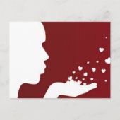 Blows Kisses Postkarte (Vorderseite)