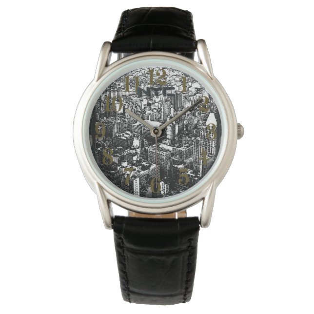 Blox3dnyc.com Nyc.Designed by Qproduct. Armbanduhr (Vorderseite)