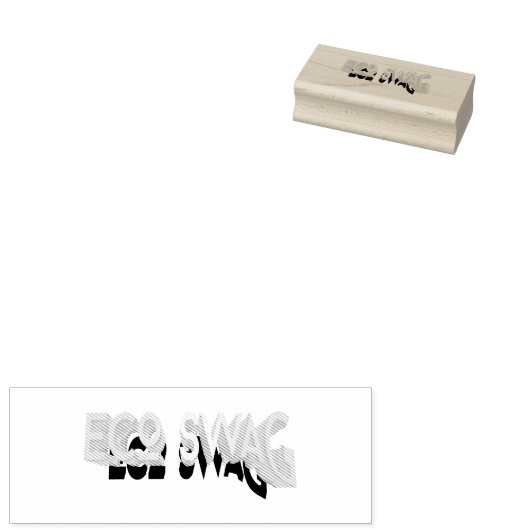Blox3dnyc.com Ökologisches ecoswag design Gummistempel (Stempel)