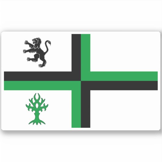 Bloxwich-Flagge Aufkleber (Vorderseite)