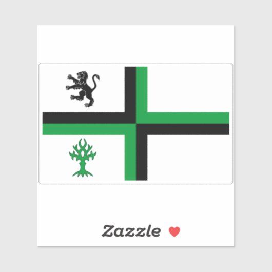 Bloxwich-Flagge Aufkleber (Blatt)