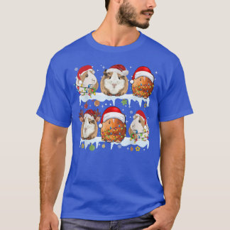 BLr1 Santa Guinea Weihnachten Weihnachten Frohe We T-Shirt