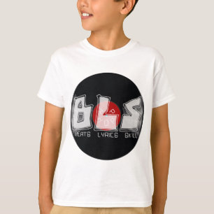 BLS schlägt Texte Fähigkeit HIP HOP T-Shirt