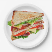 BLT CLUB PAPPTELLER (Vorderseite)