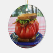 BLT mit RiesenTomate Keramik Ornament (Links)