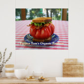 BLT mit RiesenTomate Poster (Küche)