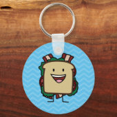 BLT Sandwich Bacon Lettuce und Tomato Foods Design Schlüsselanhänger (Vorderseite)