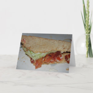 BLT Sandwich Card Feiertagskarte