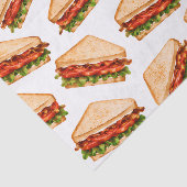 BLT-Sandwich Seidenpapier (Ausschnitt)