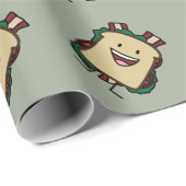 BLT Sandwich-Speck-Kopfsalat-und Geschenkpapier (Rolleneckpunkt)