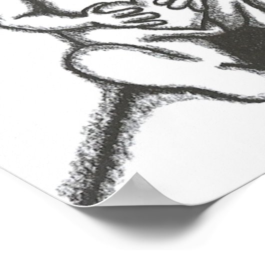 Blu - emotionales Dilemma Poster (Ecke)