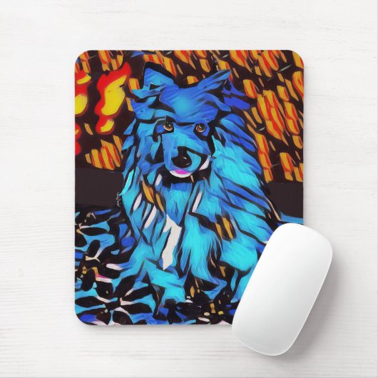 BLU GENES dog lapphund mousepad (Mit Mouse)