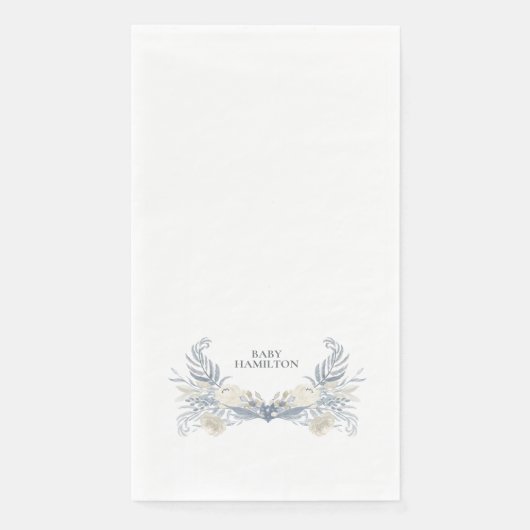 Blu Heron Personalisiertes Handtuch Serviette (Vorderseite)