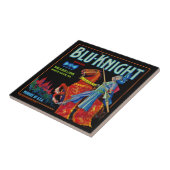 Blu Knight Frucht Etikett Fliese (Seite)