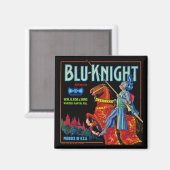 Blu Knight Fruchtlabel Magnet (Vorderseite/Rückseite)