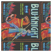 Blu Knight Fruchtlabel Stoff (Nahaufnahme)