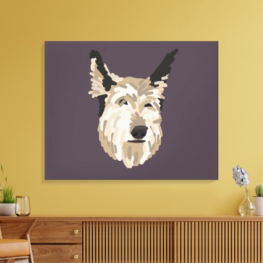 Blu Portrait Leinwand Kunst, Dichtung und Musik (Insitu (Wohnzimmer))